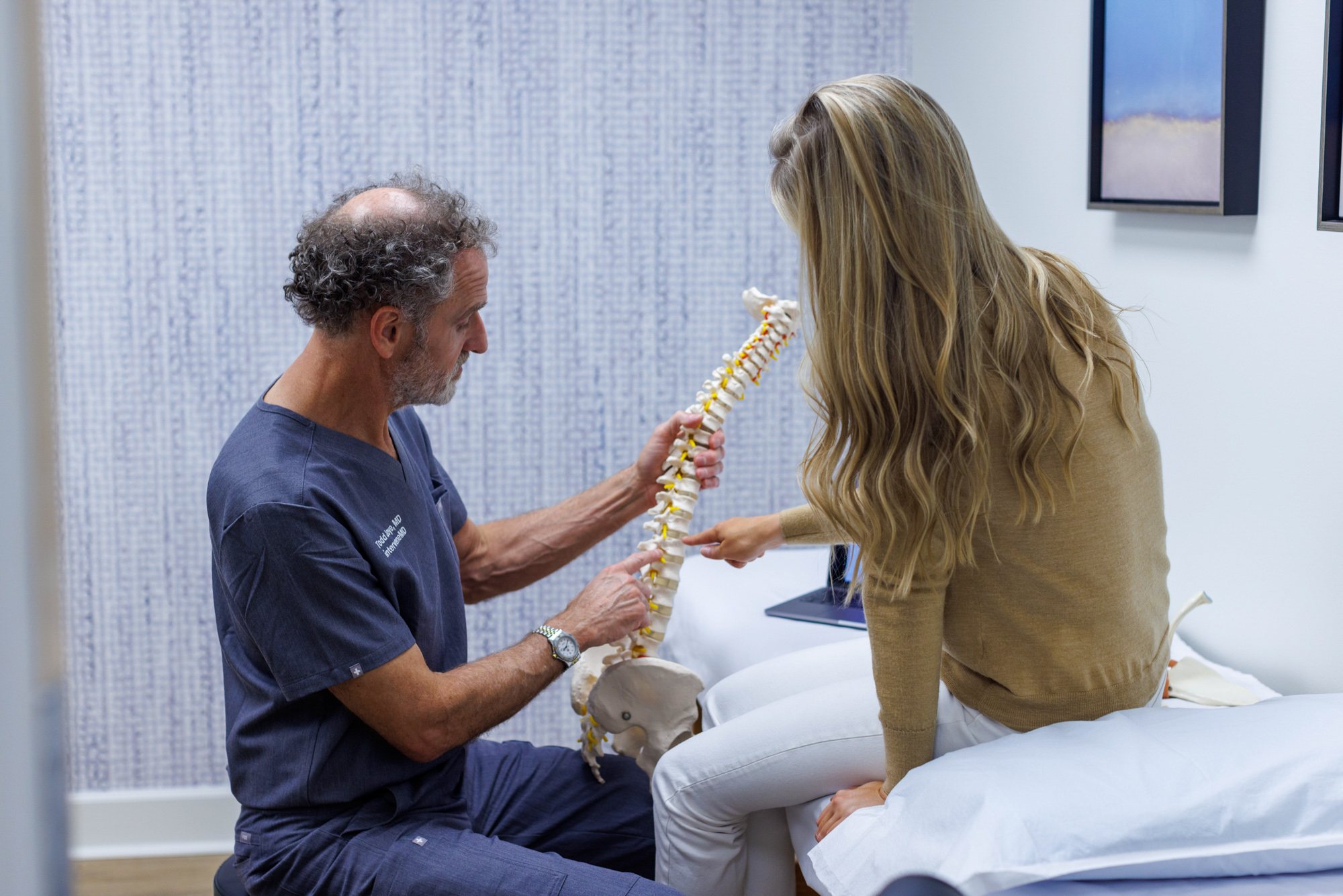 Dr. Joye, a leading functional doctor near Mt. Pleasant, discusses a patient's symptoms and their origin.