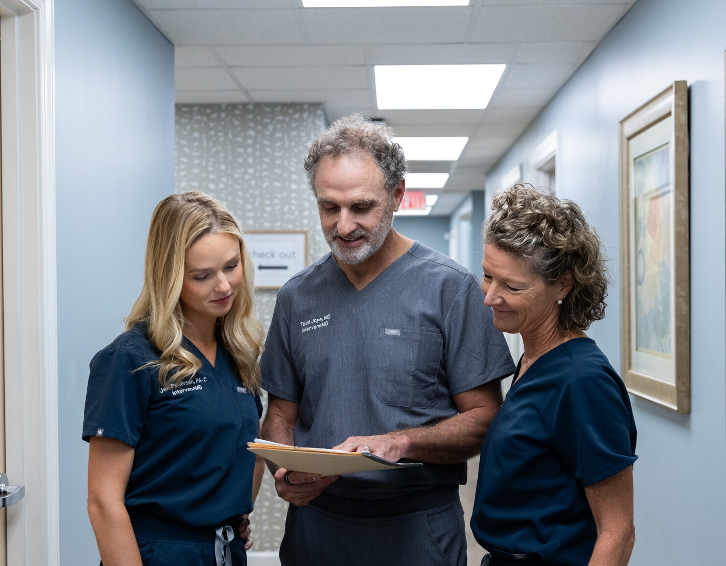 The InterveneMD team before an appointment for wrinkle relaxers in Mt. Pleasant.