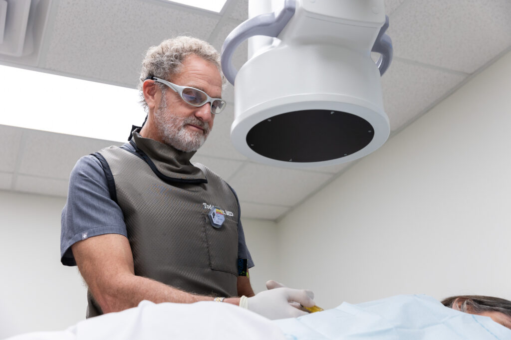 An InterveneMD provider is deliver treatment for micro infusions in Mt. Pleasant.